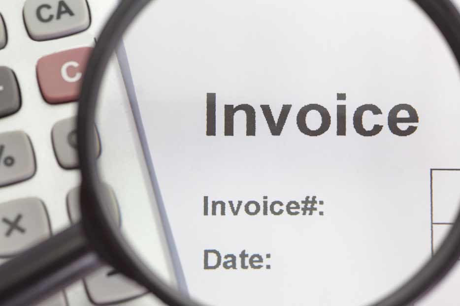 Invoice concept